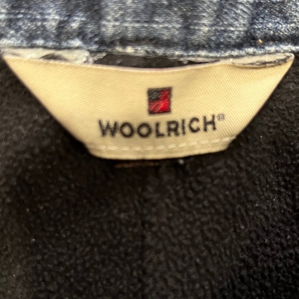 Woolrich Mens Fleece Lined Denim Jeans Medium Wash Straight Leg Blue 33x25.5 - Picture 6 of 11